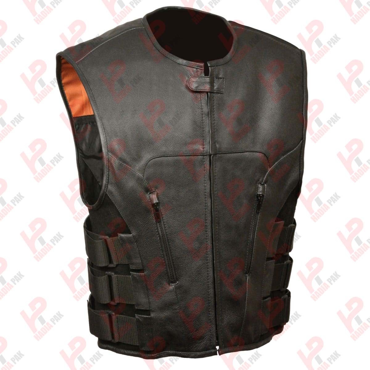Leather Men Vest